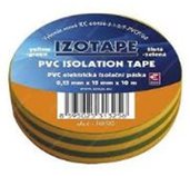 PremiumCord Izolační páska PVC 15/10 zelená/žlutá foto