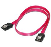 PremiumCord 0.5m kabel SATA 1.5/3.0 GBit/s s kovovou zapadkou foto