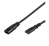 PremiumCord Kabel síťový prodlužovací  IEC 60320 C7>C8 230V 2m foto