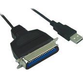 PremiumCord USB printer kabel USB na paralelní port LPT (CEN36M) foto