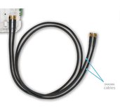 Mikrotik pigtail SMA(M)/SMA(M), 1m foto