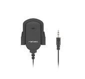 Mikrofon Natec Fox, prílepný držák, 3,5mm jack, 1,8m foto