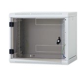 Nástěnný rack RUA 6U/400mm odn.boč+skl.dv. foto