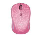 myš TRUST Yvi FX Wireless Mouse - pink foto