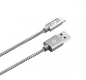 ALIGATOR PREMIUM Datový kabel 2A, USB-C šedý foto