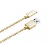 ALIGATOR PREMIUM Datový kabel 2A, USB-C zlatý foto