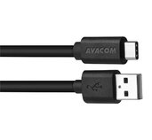 AVACOM datový a nabíjecí kabel USB - USB Type-C, 100cm, černá foto