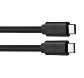 AVACOM datový a nabíjecí kabel USB Type-C - USB Type-C, 100cm, černá foto
