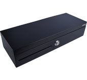 Pokladní zásuvka flip-top FT-460C1 - s kabelem, bez zamykatelného krytu, 9-24V, černá foto