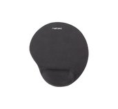 Podložka pod myš ergonomická gelová Natec Marmot, černá foto
