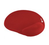 Podložka pod myš gelová C-TECH MPG-03, červená, 240x220mm foto