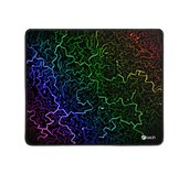 Herní podložka pod myš C-TECH ANTHEA ARC, barevná, pro gaming, 320x270x4mm, obšité okraje foto