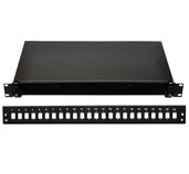 19” Optická vana  24xSC černá aretace plastovým klipem foto