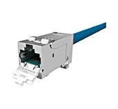 PERFORMANCE LINE modul RJ45, STP,Cat.6a 10Gb,4PPoE 100W,24ks foto