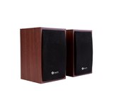 Repro C-TECH SPK-09, 2.0, dřevěné, USB foto