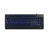 Klávesnice C-TECH KB-104BK, USB, 3 barvy podsvícení, černá, CZ/SK foto