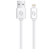 ALIGATOR Datový kabel 2A, Lightning bílý foto