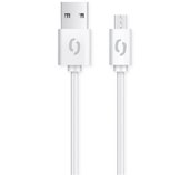 ALIGATOR Datový kabel 2A, Micro USB bílý foto