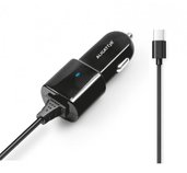 Aligator nab. do auta USB-C s USB TCH 2,4A černá foto