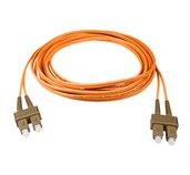 Optický patch kabel duplex SC-SC 50/125 MM 3m OM3 foto