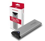 AXAGON EEM2-UG2, USB-C 3.2 Gen 2 - M.2 NVMe SSD kovový box, délka 42 až 80 mm foto