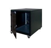 19” kontejner.rozvaděč 12U,hl.1000mm,nosnost 200kg černý foto