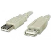 PremiumCord USB 2.0 kabel prodlužovací, A-A, 1m foto
