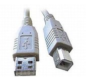 USB kabel typu AB, délka 2m HQ Black foto