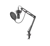 Streamovací mikrofon Genesis Radium 400, USB, kardioidní polarizace, ohybné rameno, pop-filter foto