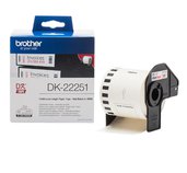 Brother DK-22251 - černá a červená na bílé, 62mm foto