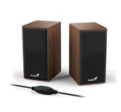 Genius SP-HF180, USB stereo repráky 2x3W, dřevo foto
