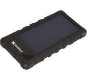 Sandberg přenosný zdroj USB 16000 mAh, Outdoor Solar powerbank, pro chytré telefony, černý foto