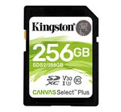 256GB SDXC Kingston Canvas Select Plus U1 V10 CL10 100MB/s foto