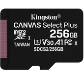 256GB microSDXC Kingston Canvas Select Plus  A1 CL10 100MB/s bez adapteru foto