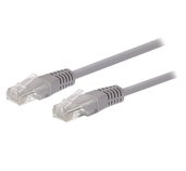Kabel C-TECH patchcord Cat5e, UTP, šedý, 2m foto