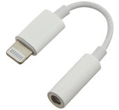 PremiumCord Apple Lightning audio redukční kabel na 3.5 mm stereo jack/female, bílý foto