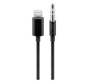 PremiumCord Apple Lightning audio redukční kabel na 3.5 mm stereo jack, 1 m, černý foto