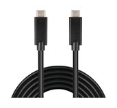 PremiumCord USB-C kabel ( USB 3.1 gen 2, 3A, 10Gbit/s ) černý, 2m foto