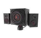 Reproduktory 2.1 60W GENESIS HELIUM 610BT, drátové + bezdrátové připojení Bluetooth, dřevo foto