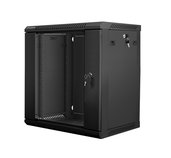 Nástěnný rack 19’’ 12U 600X450mm černý foto