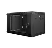 Nástěnný rack 19’’ 6U 600X450mm černý foto