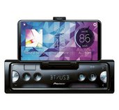 Pioneer autorádio s USB a držákem telefonu foto