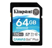 64GB SDXC Kingston U3 V30 170/70MB/s foto
