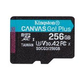 256GB microSDXC Kingston Canvas Go! Plus A2 U3 V30 170MB/s bez adapteru foto