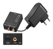 PremiumCord převodník z digitálního signálu SPDIF a optického Toslink na 2x CINCH foto