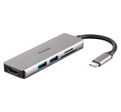 D-Link 5-in-1 USB-C Hub with HDMI and SD/microSD Card Reader foto