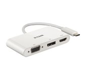 D-Link 3-in-1 USB-C to HDMI/VGA/DisplayPort Adapter foto