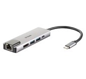 D-Link 5-in-1 USB-C Hub with HDMI/Ethernet and Power Delivery foto
