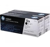 HP tisková kazeta černá,2-pack Q2612AD foto