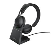 Jabra Evolve2 65, USB-C Black MS, team,Ster.,Desk. foto